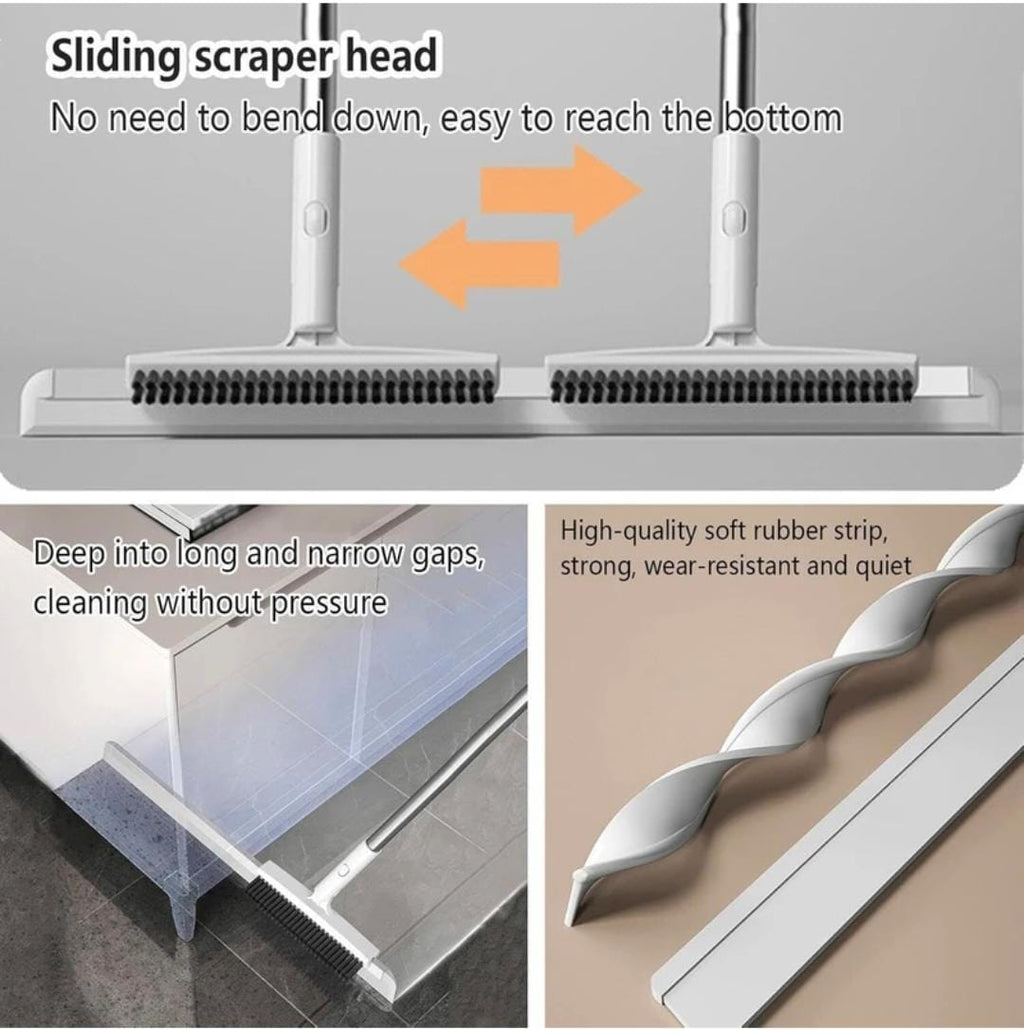 Magic Broom Water Squeegee for Bathroom, Tiles, Marble, Glass & Balcony |