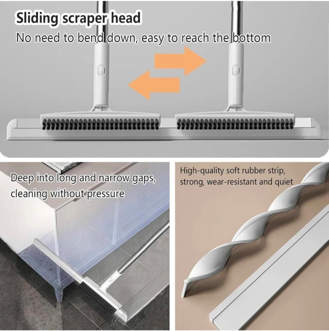 Magic Broom Water Squeegee for Bathroom, Tiles, Marble, Glass & Balcony |