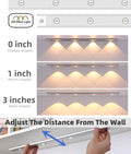 MIRADH 40cm USB Rechargeable Under Cabinet Motion Sensor Light